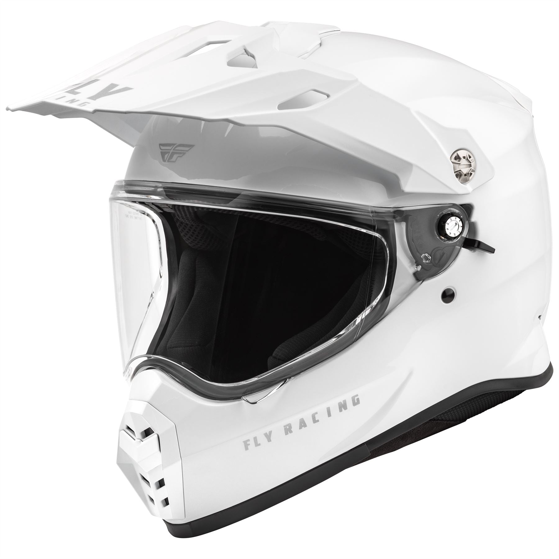 Fly Racing 2025 Trekker Solid Motocross Helmet White